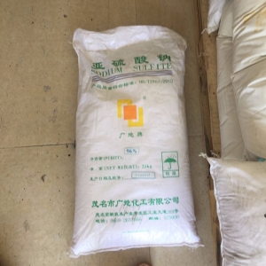 亞硫酸鈉，Na2SO3