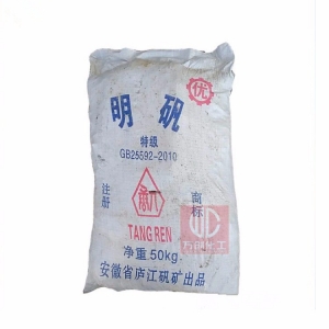 明礬，工業(yè)明礬，KAl(SO?)?·12H?O